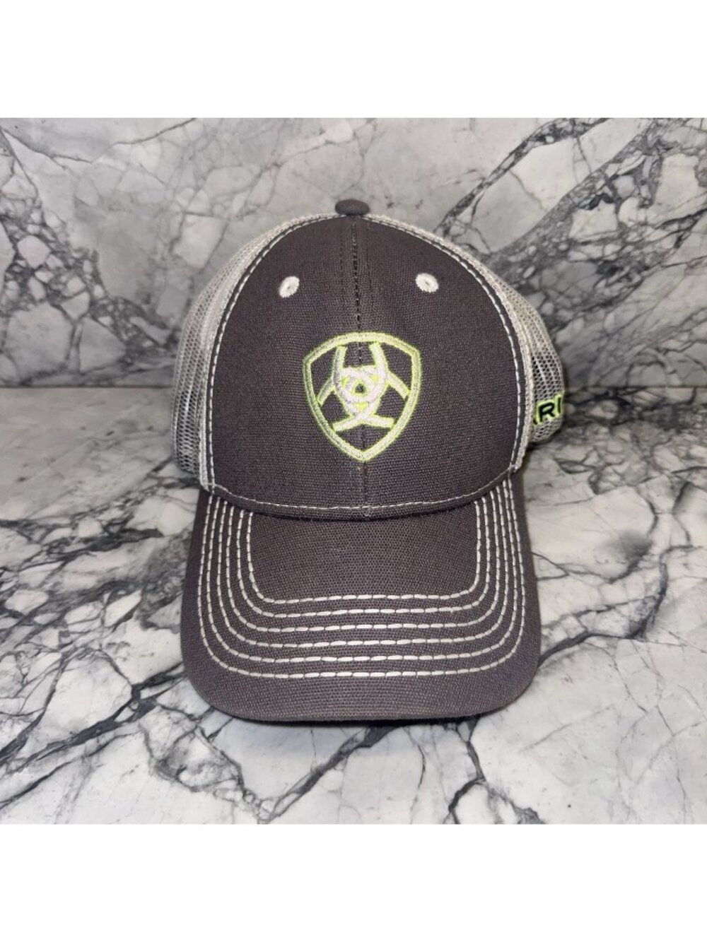 Ariat Youth SnapBack One Size Green Gray Hat